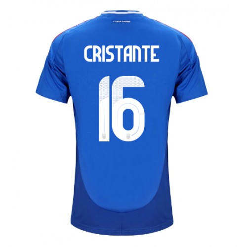 Fotballdrakt Herre Italia Bryan Cristante #16 Hjemmedrakt EM 2024 Kortermet